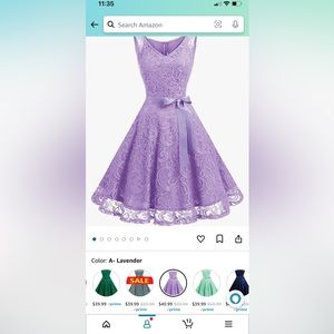 Lavender sundress - great for bridal shower or bridesmaid